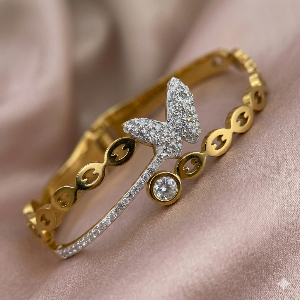 Starlight Curve Bracelet - Anti Tarnish