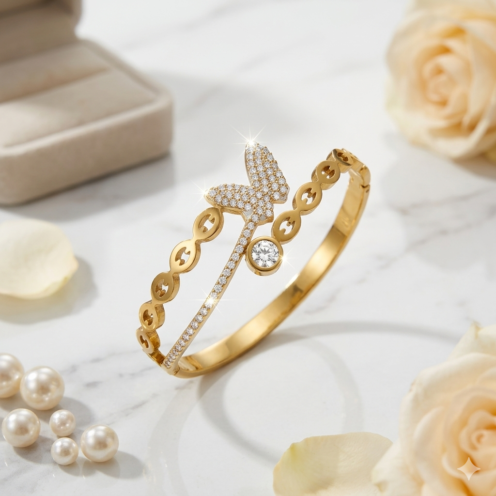 Starlight Curve Bracelet - Anti Tarnish