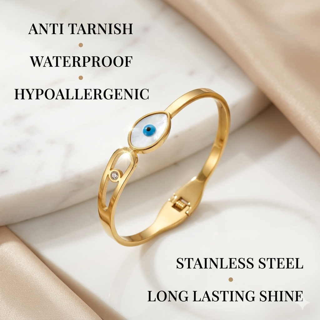 Evil Eye Grace Bracelet - Anti Tarnish