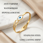 Evil Eye Grace Bracelet - Anti Tarnish