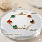 Celeste Clover Charm Bracelet