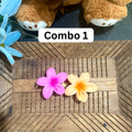 Big Flower Claw Clutcher - Set of 2