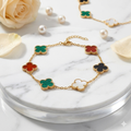 Celeste Clover Charm Bracelet