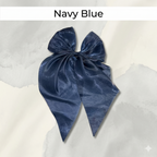 Korean Bow Clip with Stones