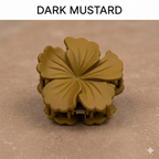 Flower Shape & Textured Hair Clutcher - 1 Piece