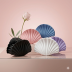 Trendy Big Shell Claw Clutcher - 1 Piece