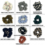Printed Large Scrunchies - 1 Piece