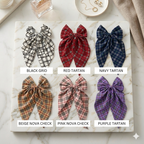 Printed Bow Hair Clip - 1 Piece