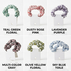 Modern Printed Scrunchies – Pair of 2