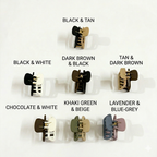 Dual Tone Geometric Hair Clutcher - 1 Piece