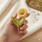 Big Size Metal Sunflower Clutcher - 1 Piece