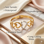Luna Heart Luxe Bracelet - Anti Tarish